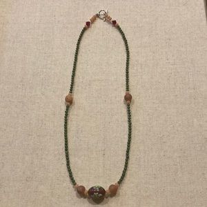Brand new natural jade necklace